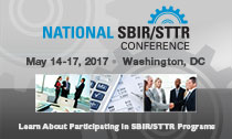 National SBIR/STTR Conference - May 14-17, 2017,  Washington, DC